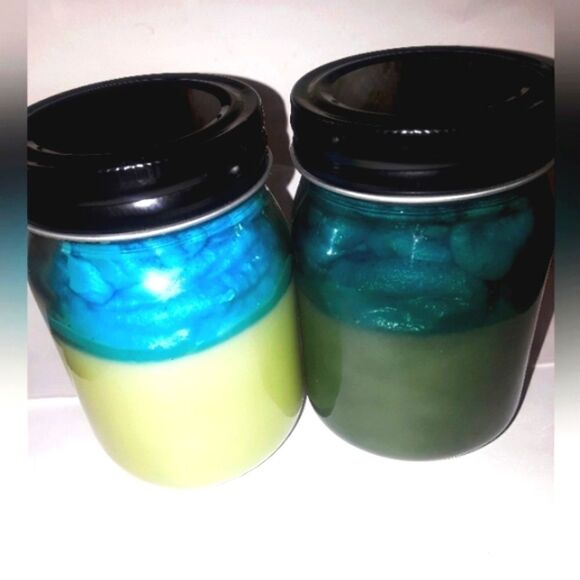 HAND Crafted Mermaid Lemonade dessert candles 13.5 - Picture 3 of 12